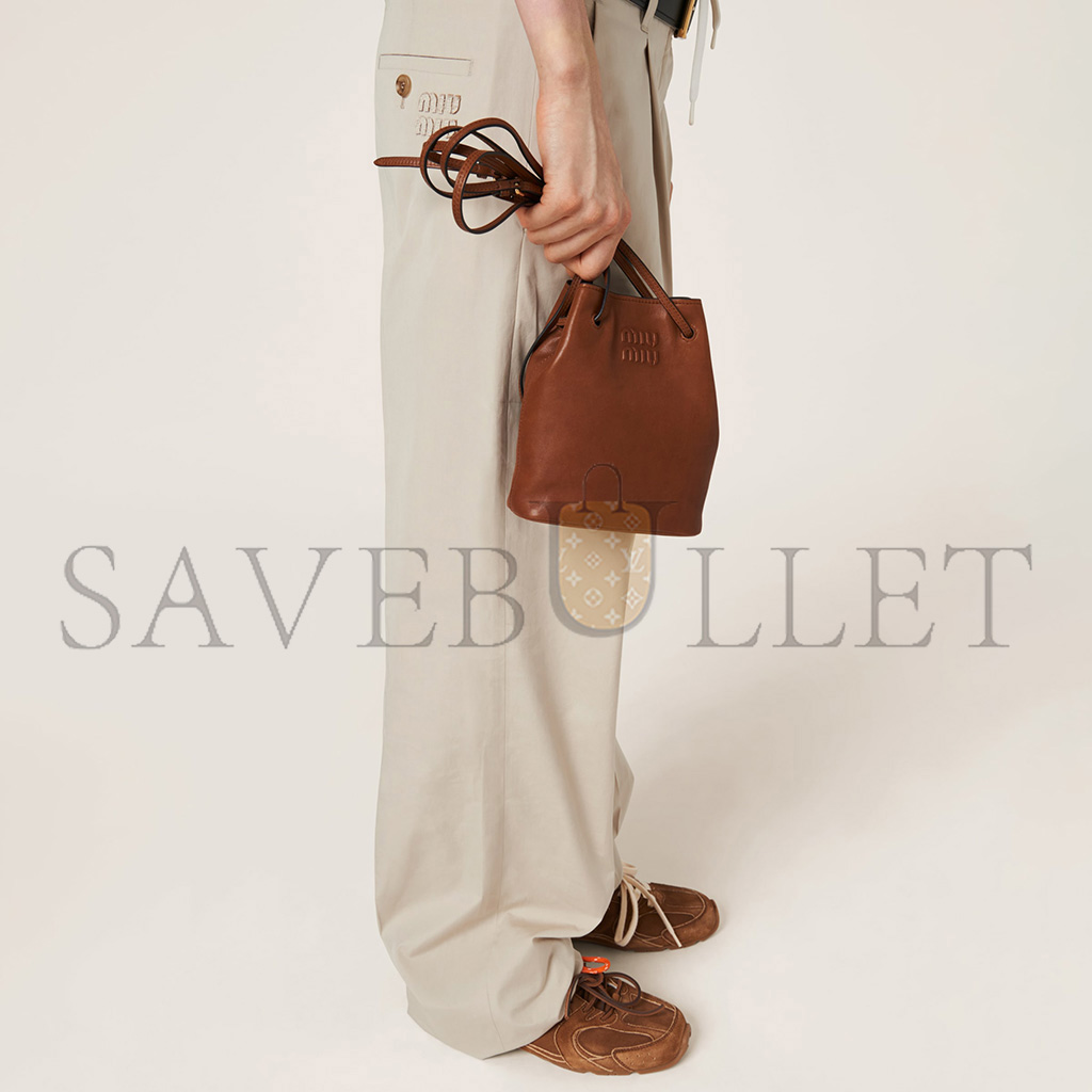 MIU MIU NAPPA LEATHER MINI-BAG 5NF460 (17*14*6cm) MIU MIU NAPPA LEATHER MINI-BAG 5NF460 (17*14*6cm)